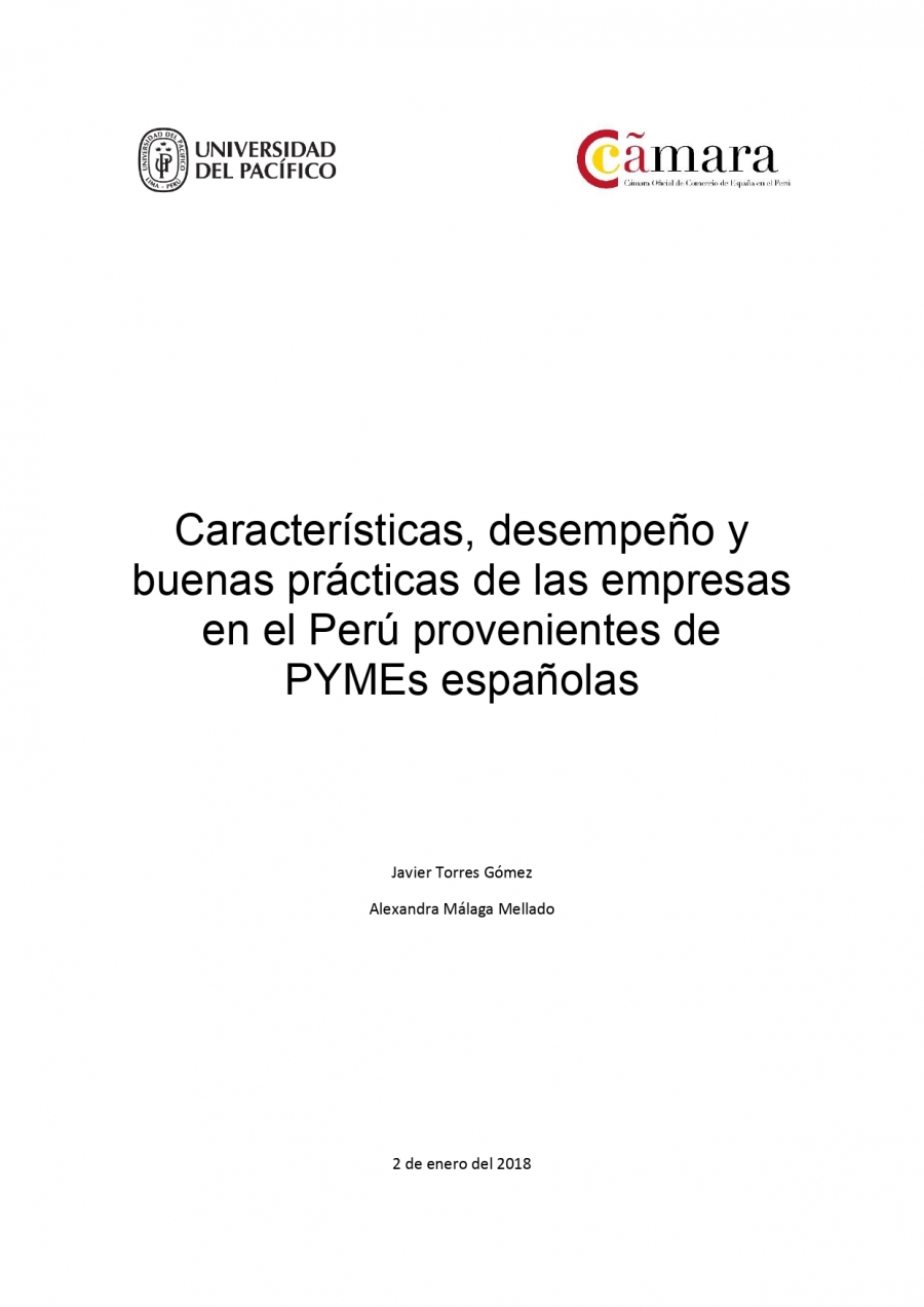Investigación completa: Características, desempeño y buenas prácticas de las pymes españolas en el Perú